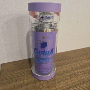Cirkul 24 oz StrawSip Tumbler Amethyst Purple FitSip Watermelon Grape NEW 10-26